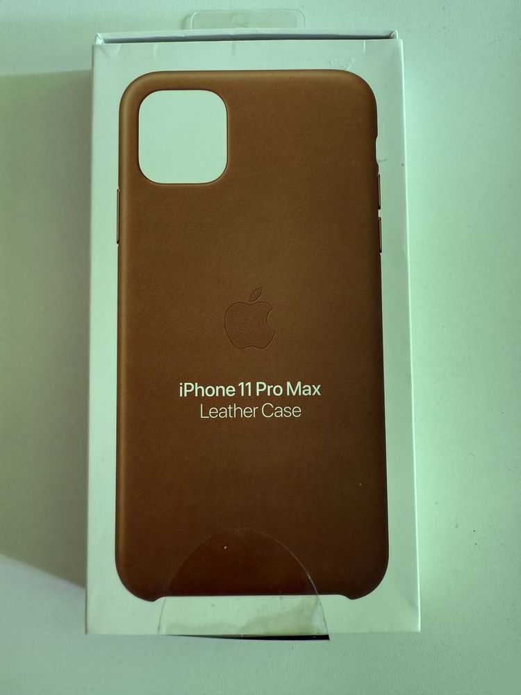11 pro max - Leather Case, Spigen