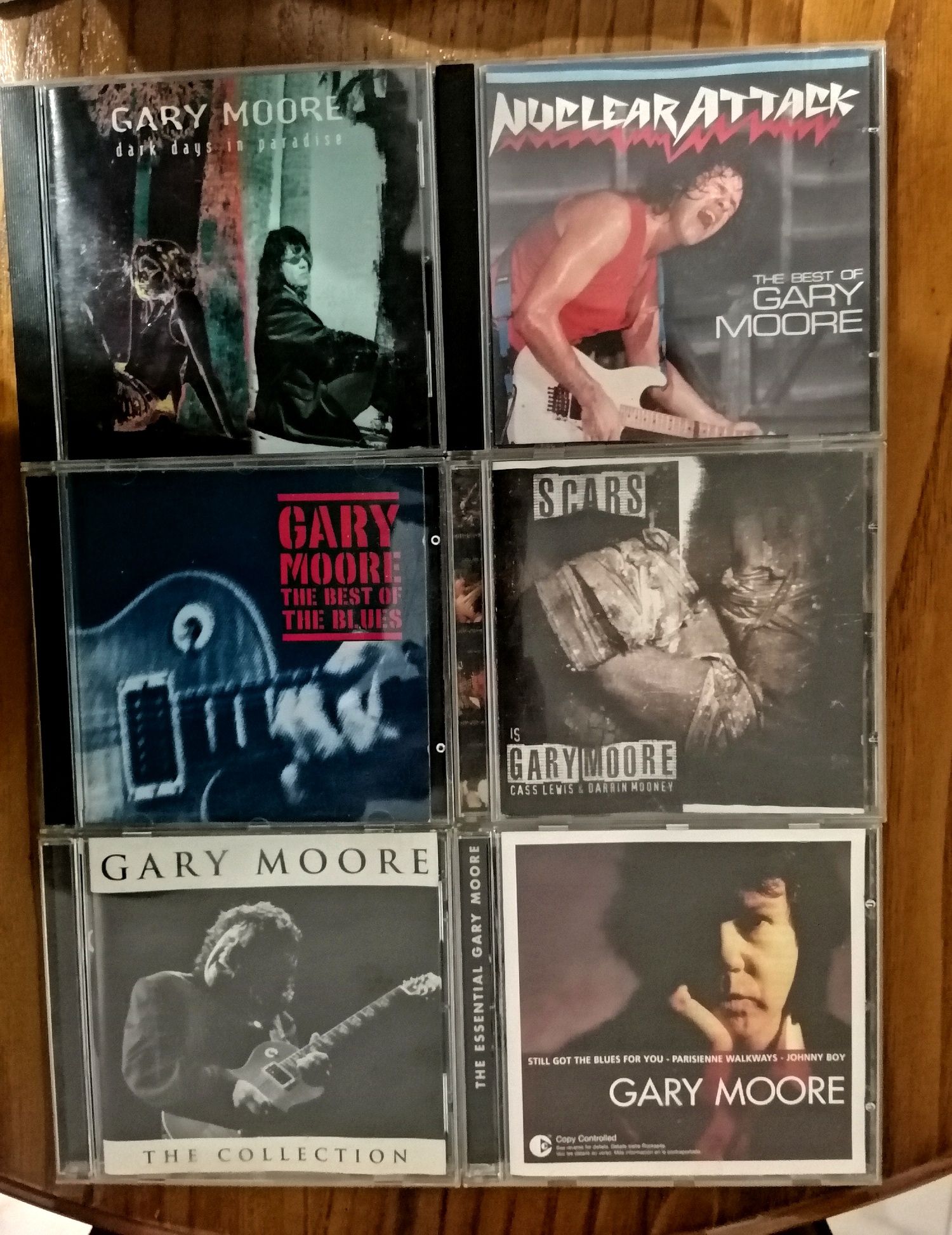 Coleção 6 cds Gary Moore