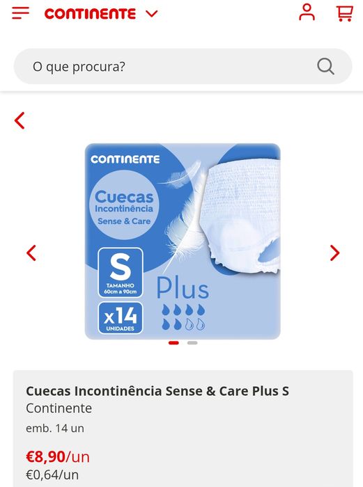 Cuecas Fraldas Incontinência - Tam. L