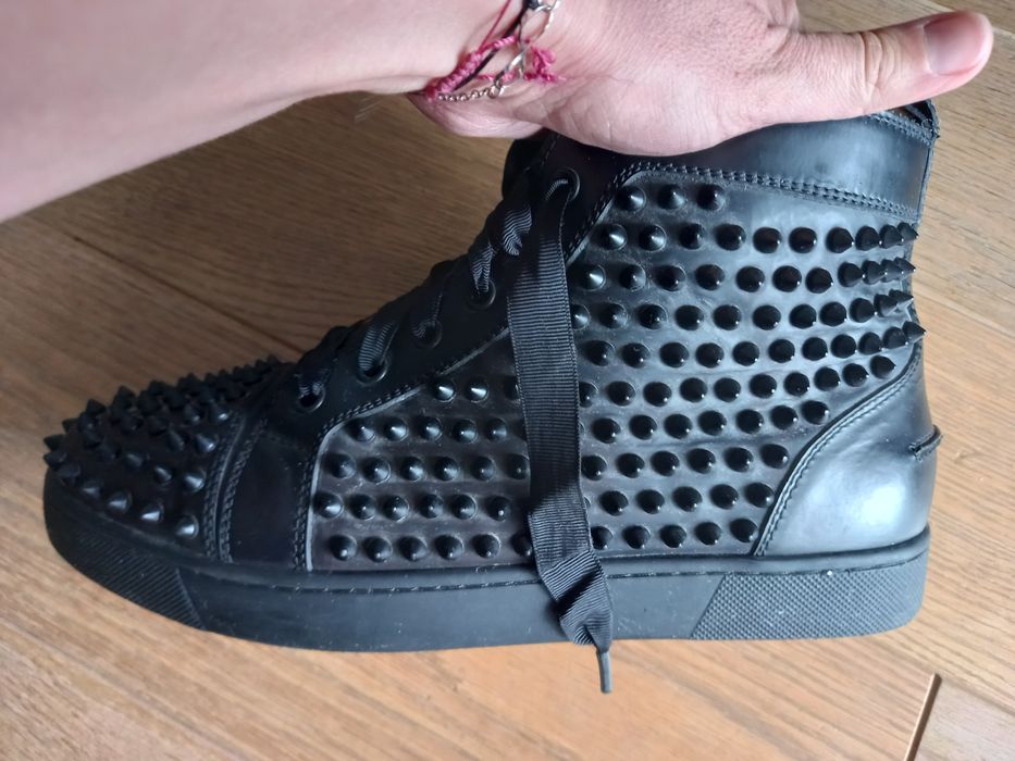 Buty Buty sneakersy Louboutin 41 z ćwiekami Skóra naturalna