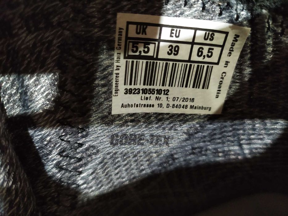 Ботинки берцы Haix  COMMANDER GTX Gore-Tex