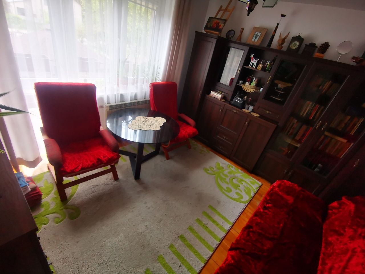 Kanapa, łóżko rozkładane z dwoma fotelami