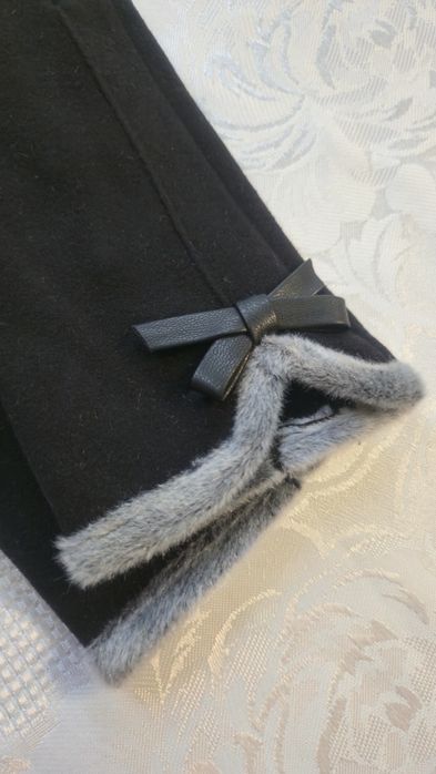 Luksusowe Rękawiczki z Ozdobną Kokardą