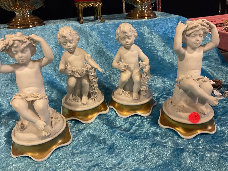 Coleção 4 estações biscuit 12 cm