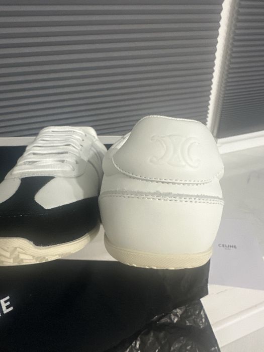 Кеди чорно білі шкіряні