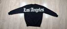 Black Squad Oversized Fit czarna bluza Los Angeles XS