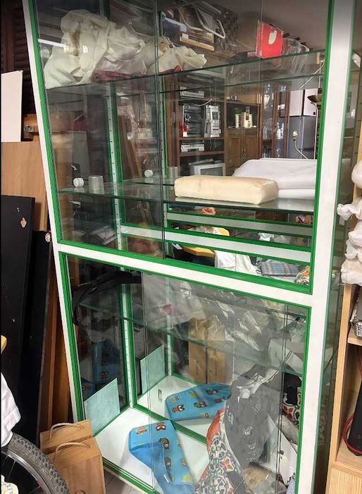 Vitrine vidro 200x100x36