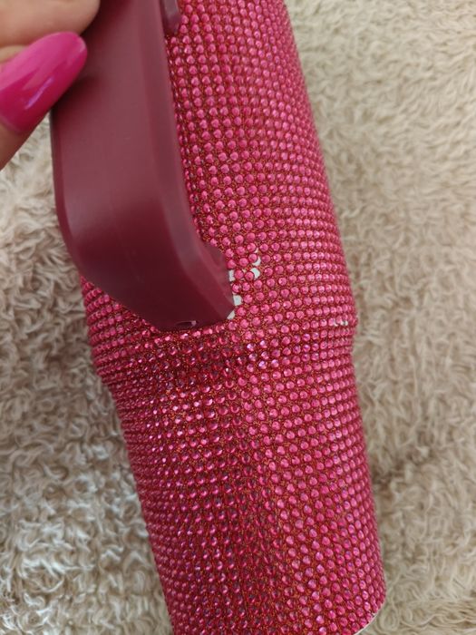 Kubek diamentowy z słomka