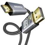 4K DisplayPort do HDMI o długości 0,9M jednokierunkowy kabel ekranowy