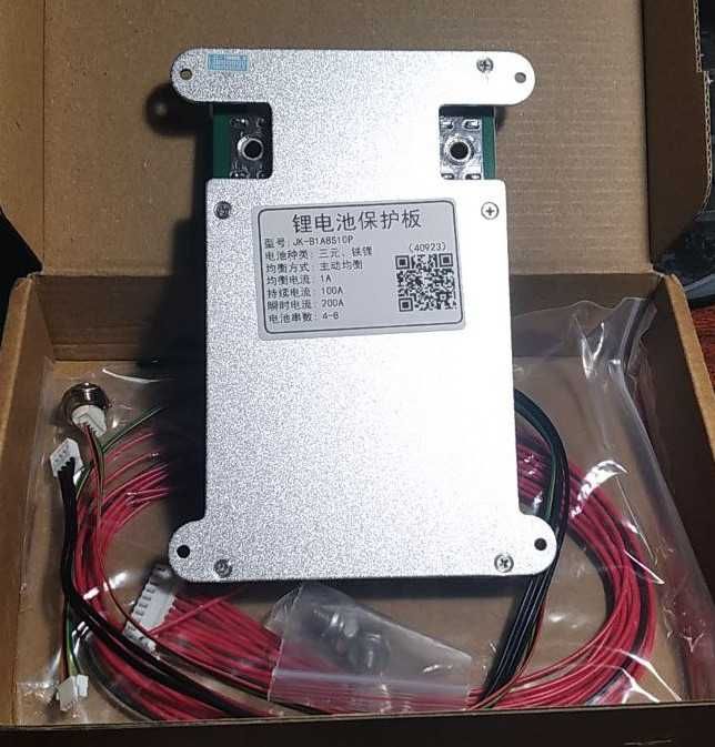 Jikong BD4A8S4P BMS 100А B1A8S10P 3S-8S активная балансировка дисплей