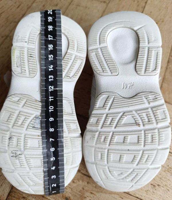 Adidasy dziecięce, białe, H&M, rozmiar EUR 27 buty sportowe