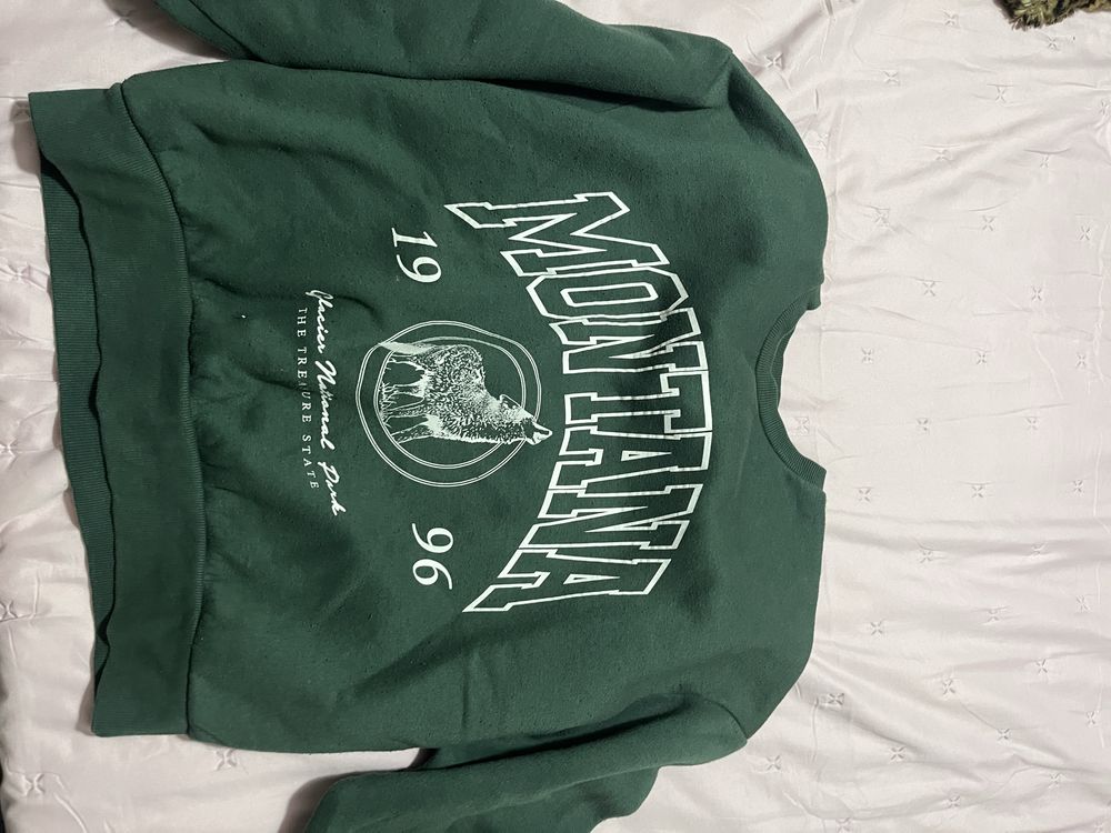 sweat verde stradivarius