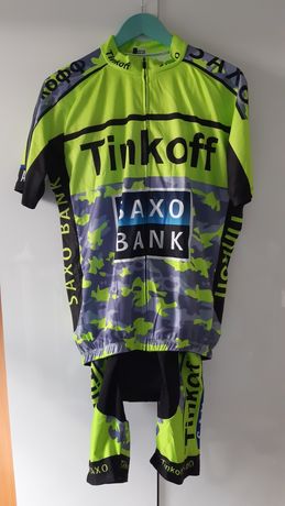 Strój rowerowy tinkoff saxo bank team xxxl