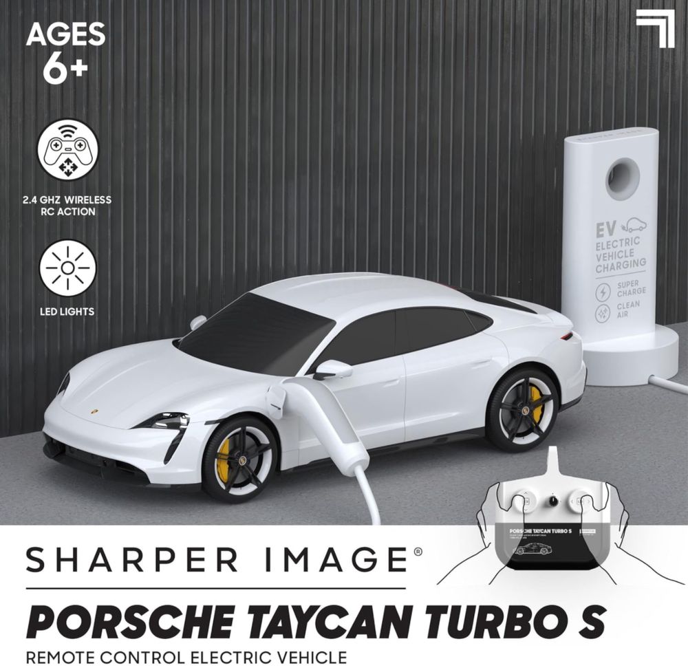 УЦІНКА Машинка РК Sharper Image Porsche Taycan Turbo S із США