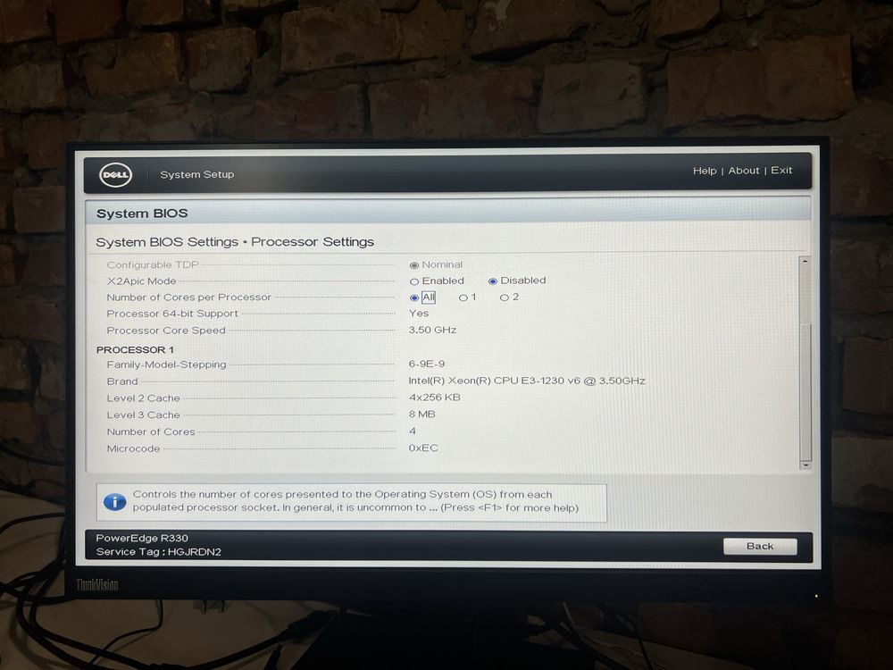 Сервер Dell PowerEdge R330 Xeon E3-1230 v6