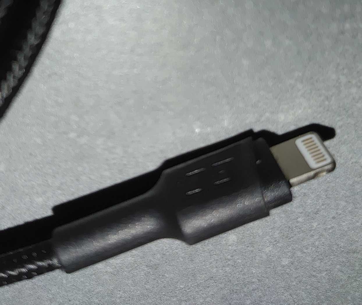 Kabel z LED - USB Lightning GREEN CELL Ray 1.2 m iPhone iPad NOWY