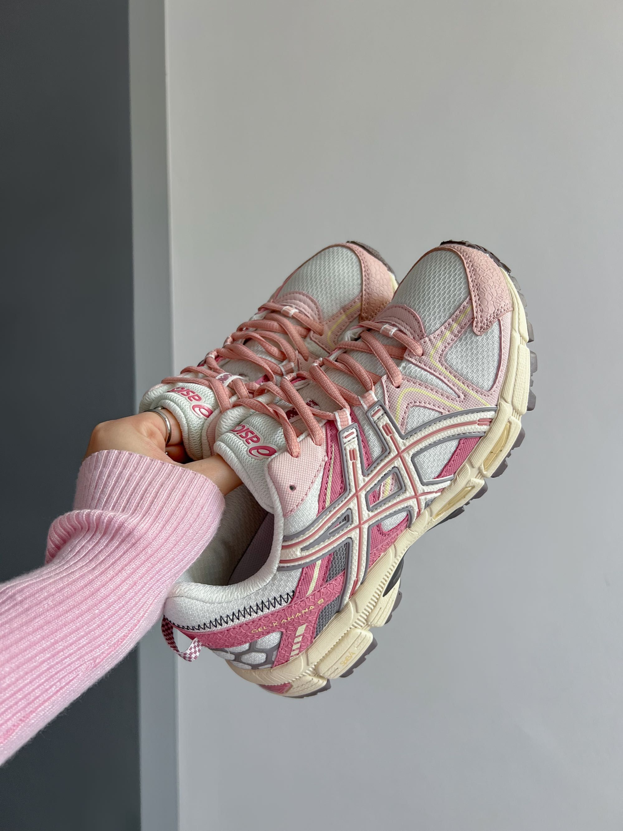 Кросівки Asics Gel-Kahana 8 White Pink Marathon Running / кроси