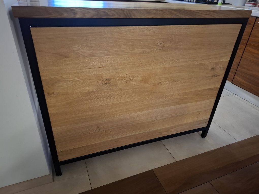 Wyspa kuchenna loft Drzewo DĄB