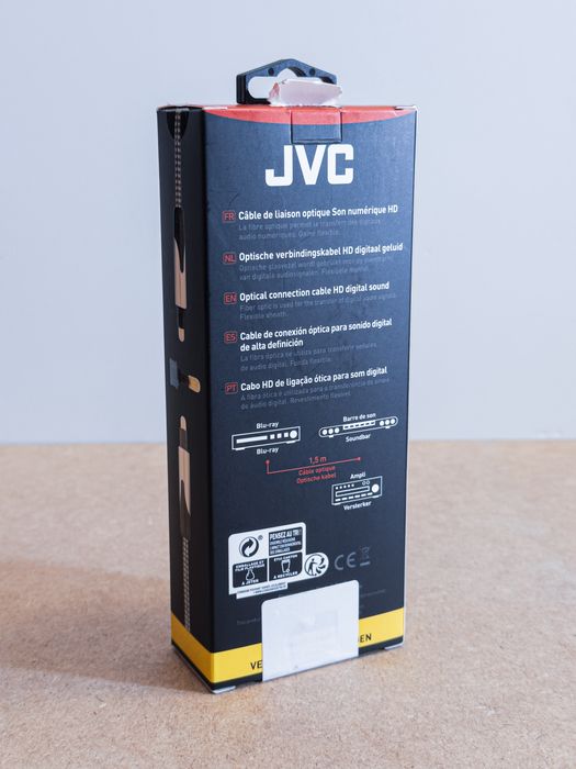 Cabo óptico JVC novo
