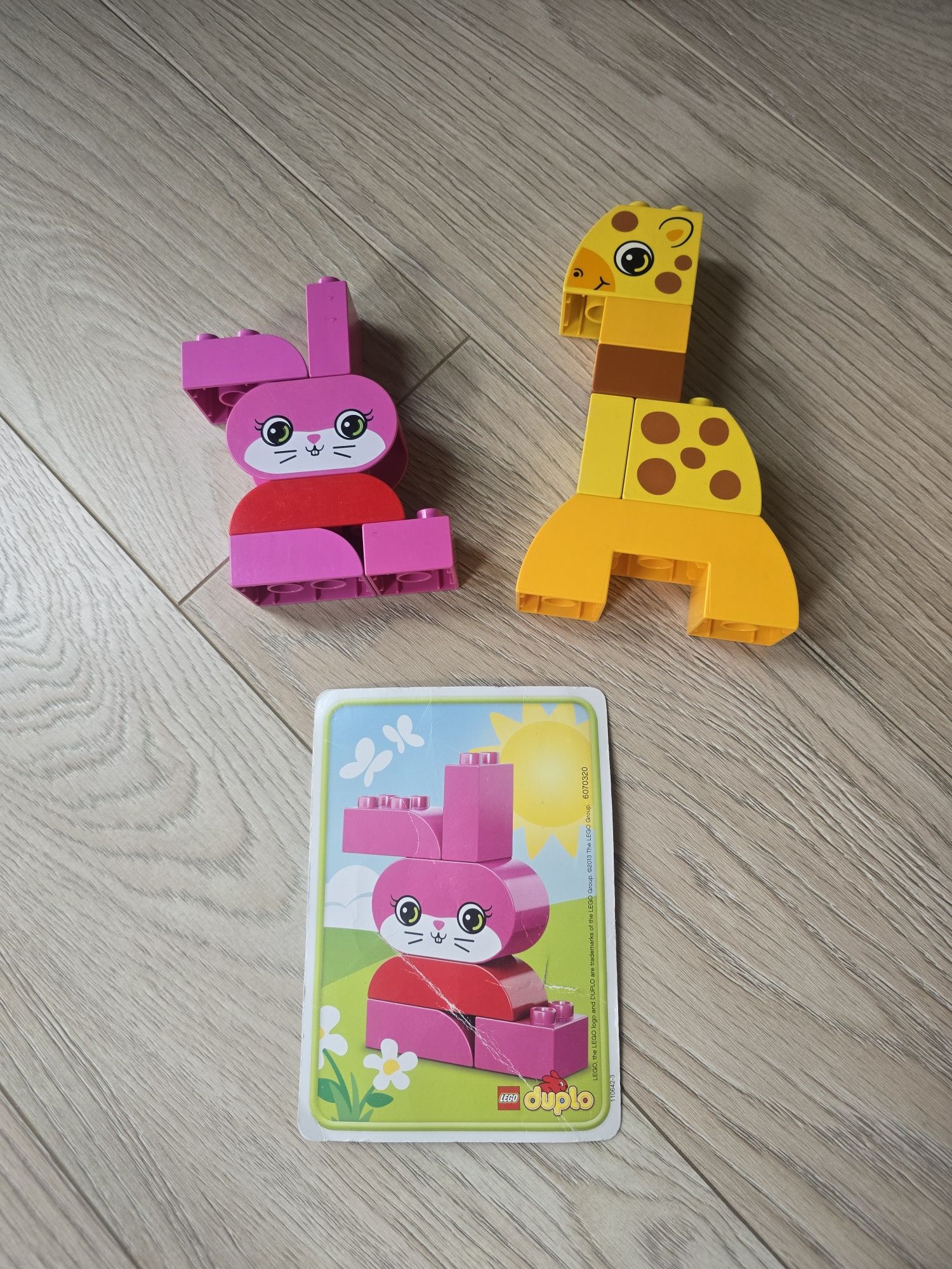 Klocki Lego Duplo królik i żyrafka