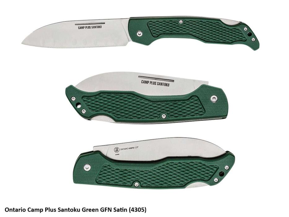 Ніж Ontario Camp Plus (EDC, Santoku, Chef)