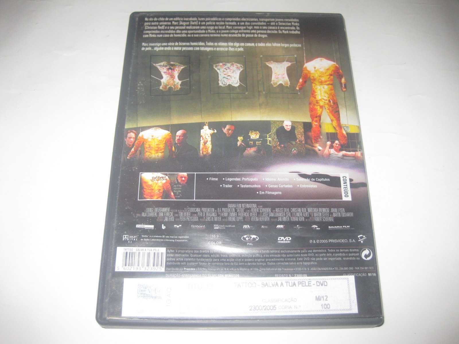 DVD "Tattoo- Salva a Tua Pele" de Robert Schwentke