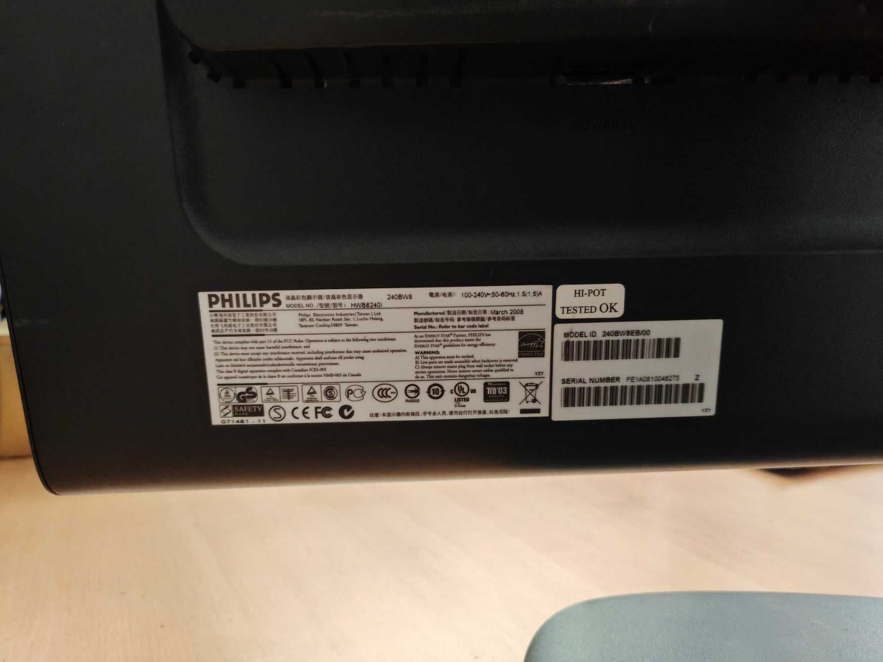 Monitores Philips 24"