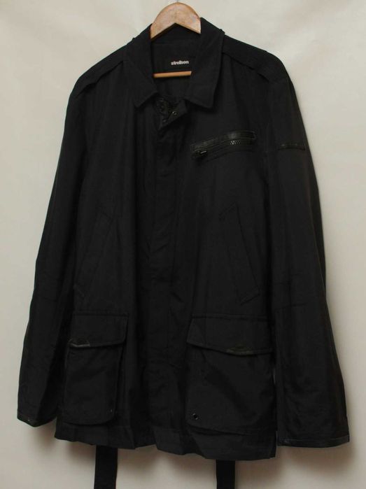 Strellson 56 L куртка из износоустойкивого сукна и хромовой кожи