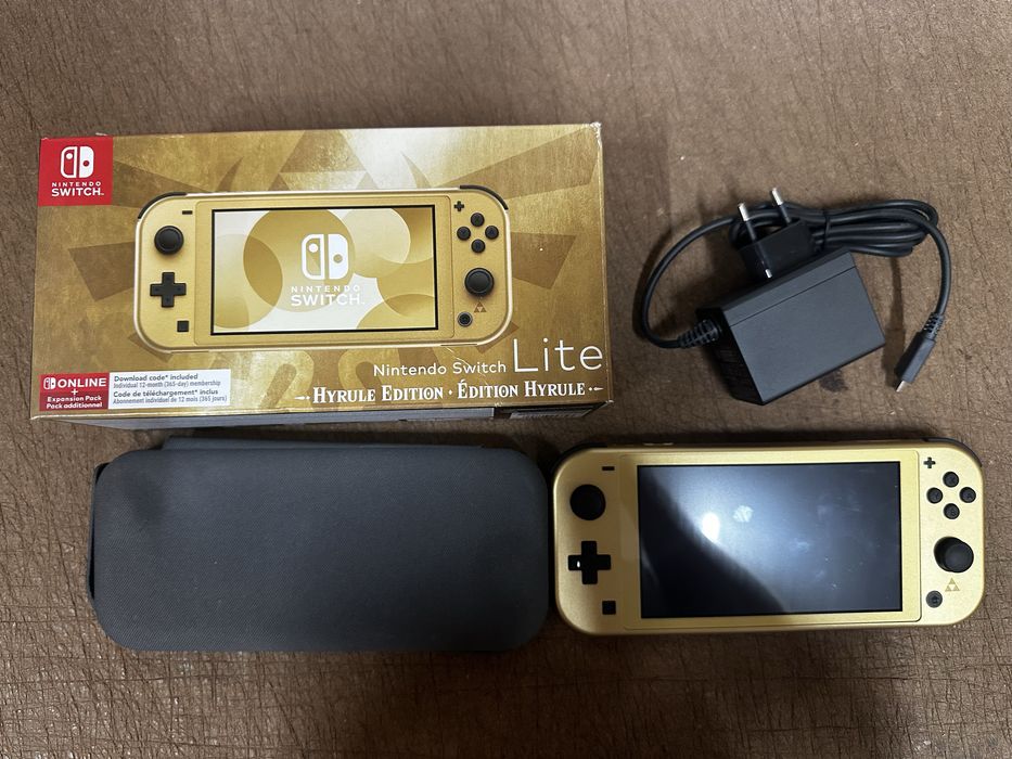 Nintendo Switch Lite edição zelda + capa+ jogo Zelda Echos of Wisdom