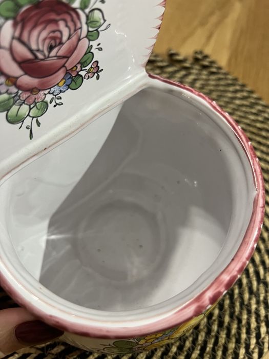 Емність керамічна для солі глек кашпо кераміка вінтаж Франція