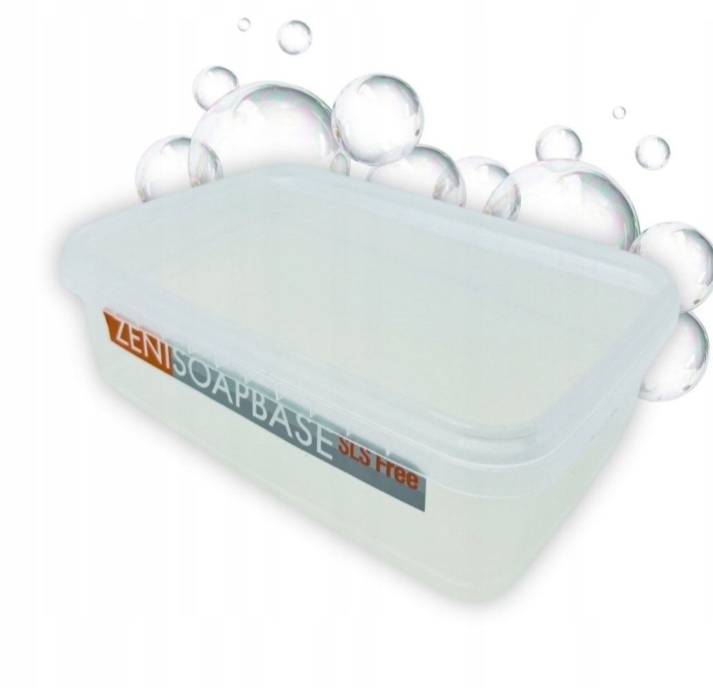 Baza mydlana biała 1kg + transparentn 1 kg
