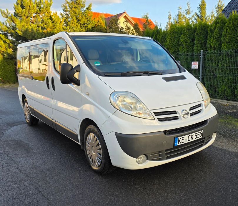 Nissan Primastar ,Trafic,Vivaro 11rok 2.0DCi euro4 LONG,9osób,nawiewyx2, opłacony,Serwi