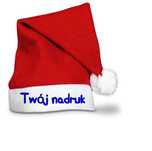 Czapka Mikołaja z TWOIM NADRUKIEM