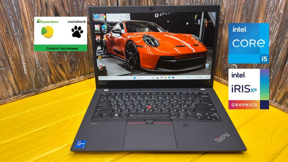 Преміальний Офісний Ноутбук Lenovo Thinkpad T14 gen2 /Core i5-1145G7