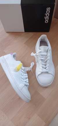 Adidas advantage 40, 41,5 nowe buty biala skora