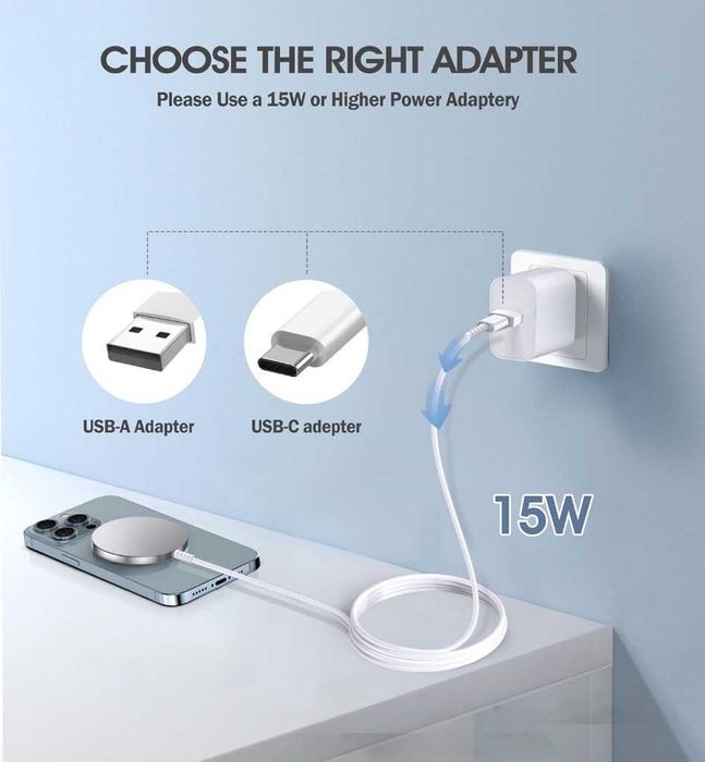 Bezprzewodowa ładowarka do iPhone 2 szt.