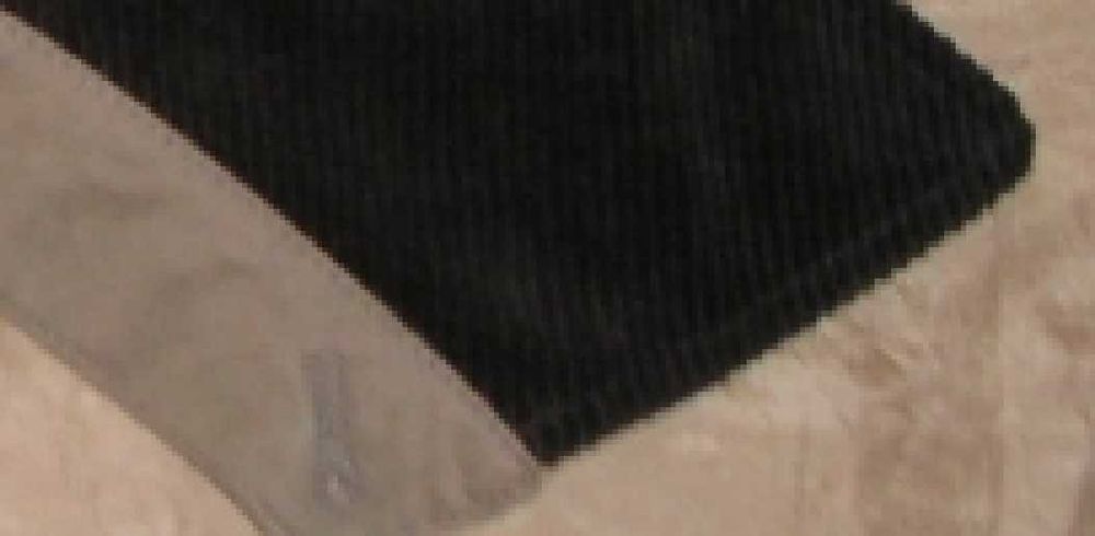 Воротник вельветовый коричневый съемный пристяжной