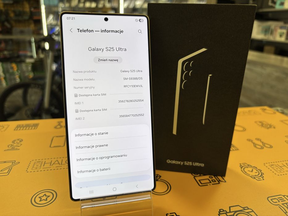 Jak Nowy! Samsung S25 Ultra 12/256GB Titanium Gray, Gwarancja! Halogsm