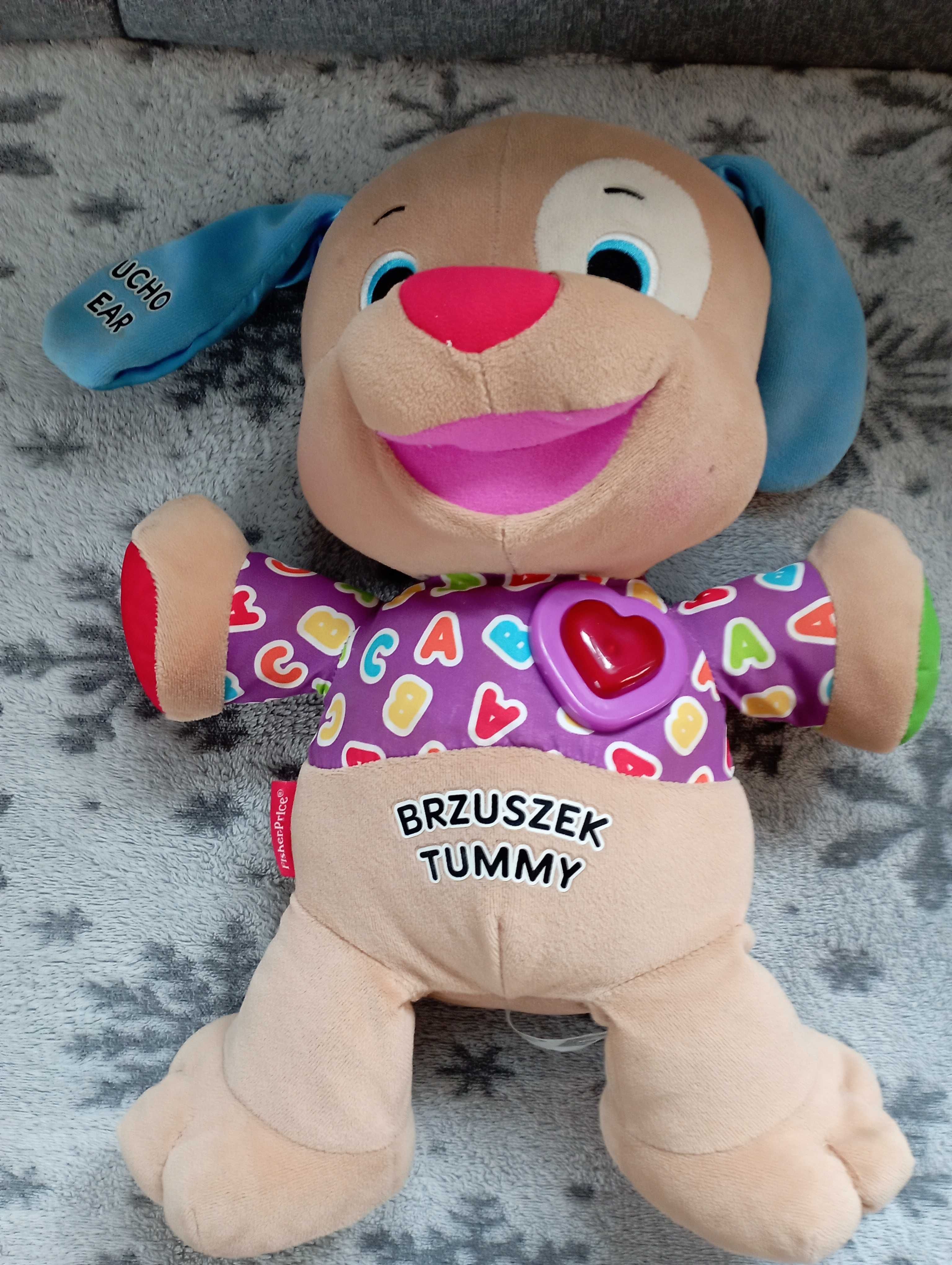 maskotka  interaktywna szczeniaczek uczniaczek Fisher Price