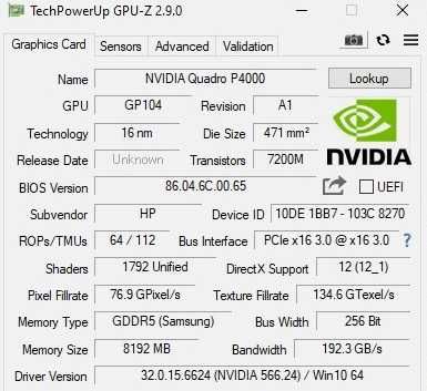 HP Zbook 17 G4 17" Xeon E3-1535M V6 32Gb SSD256Gb Quadro P4000 8Gb IPS