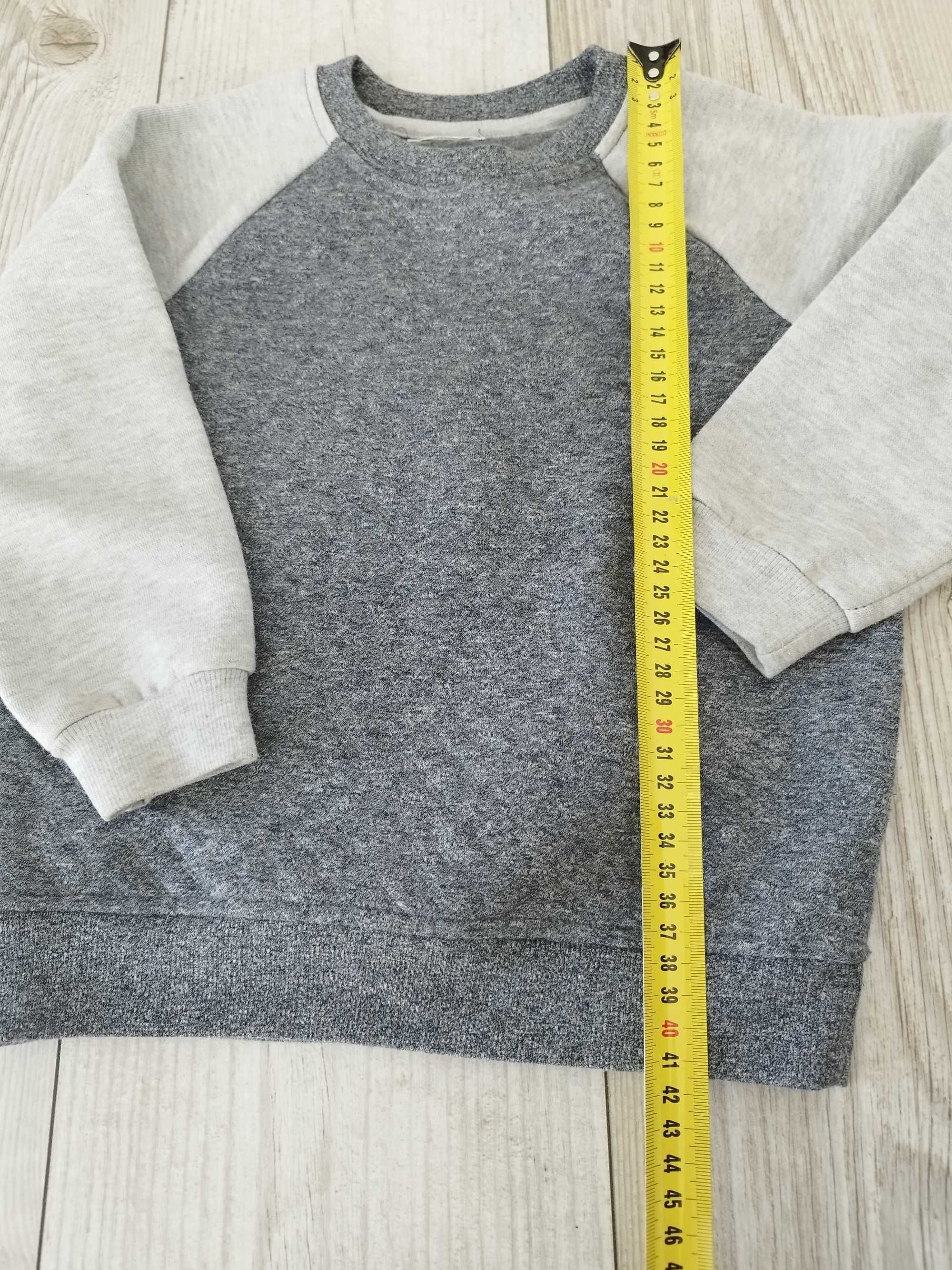 Sweterek 110 cm szary dla chłopca