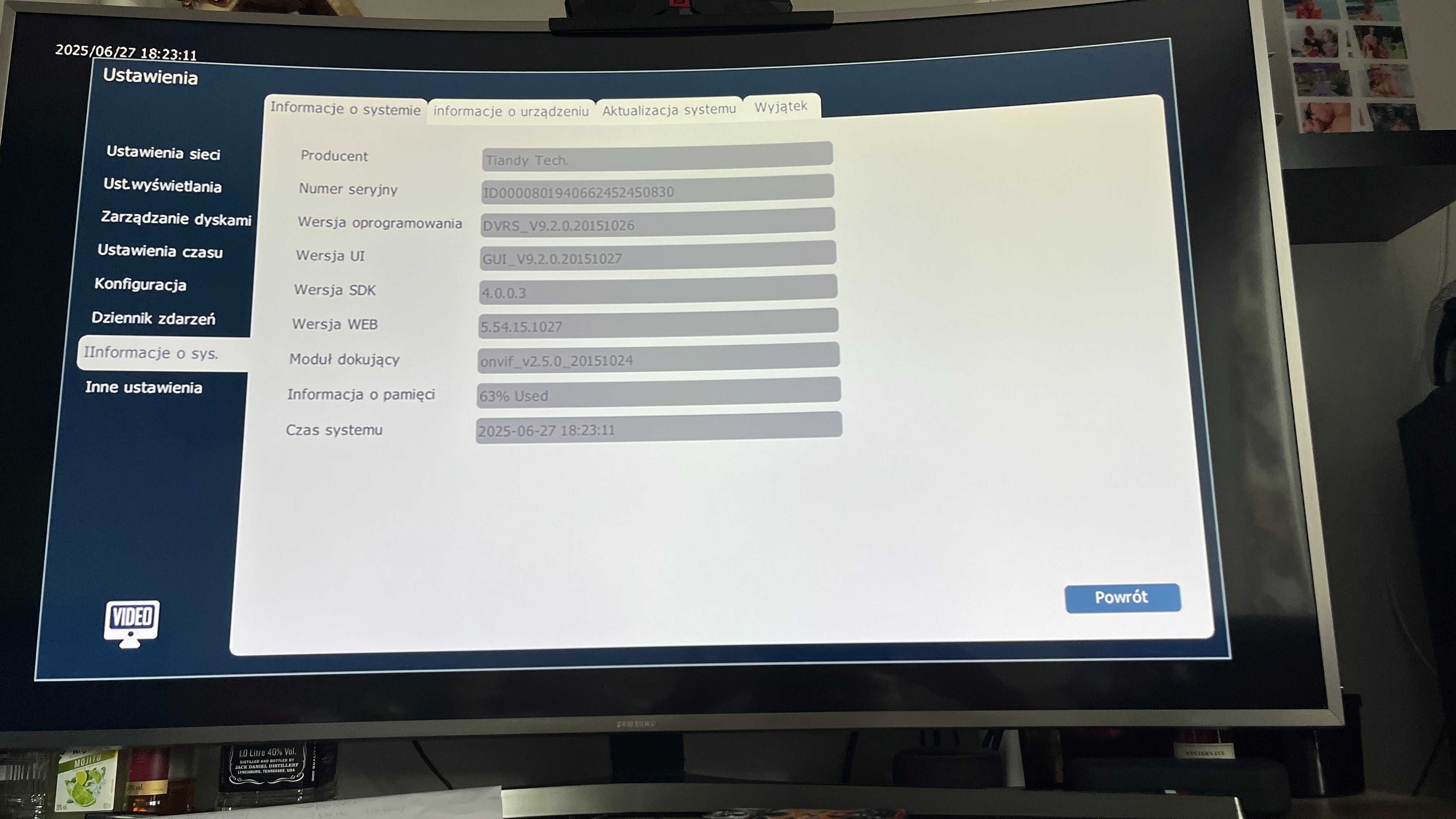 Rejestrator IP 4xPOE 4TB SkyHawk