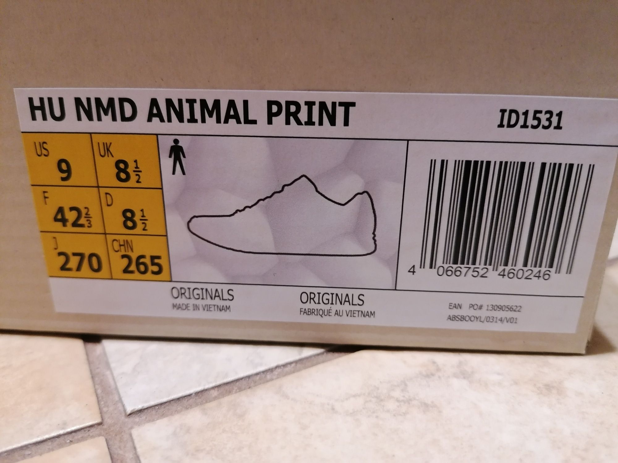 Adidas x Pharrell Williams HU NMD Animal Print 42 2/3 OKAZJA!