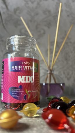Вітамінні капсули Sevish MIX для відновлення волосся. 30 капсул. ОПТ