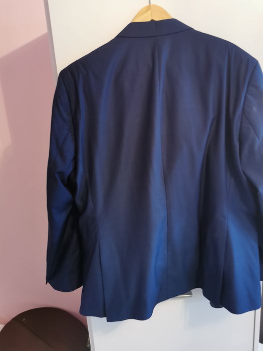 Garnitur Męski Bruno Zinger Slim rozmiar 170/60/108  granatowy.