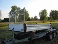 Wywrotka  Kiper Tył Komplet Oryginał 288cm x153cm Piaggio Bremach Aebi