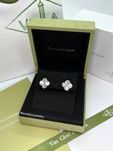Золотые Серьги в стиле VanCleef Vintage Alhambra