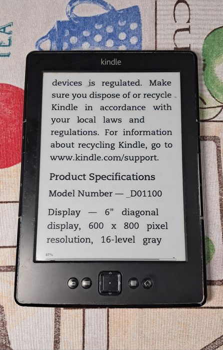 Продам електронну книгу Аmazon kindle d01100