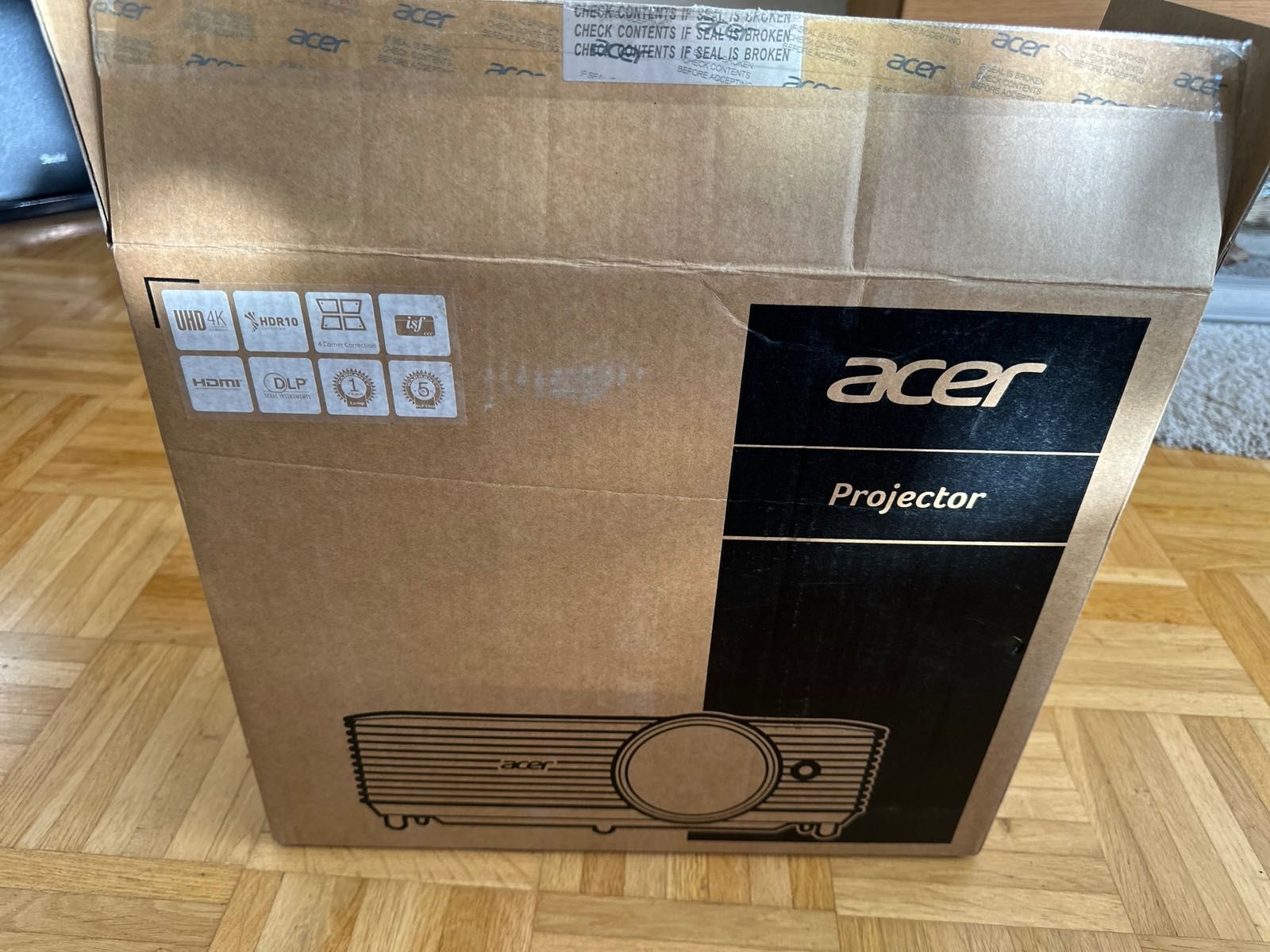 Projektor rzutnik Acer H6815ATV Biały D4K2002 Android TV DLP 4K UHD