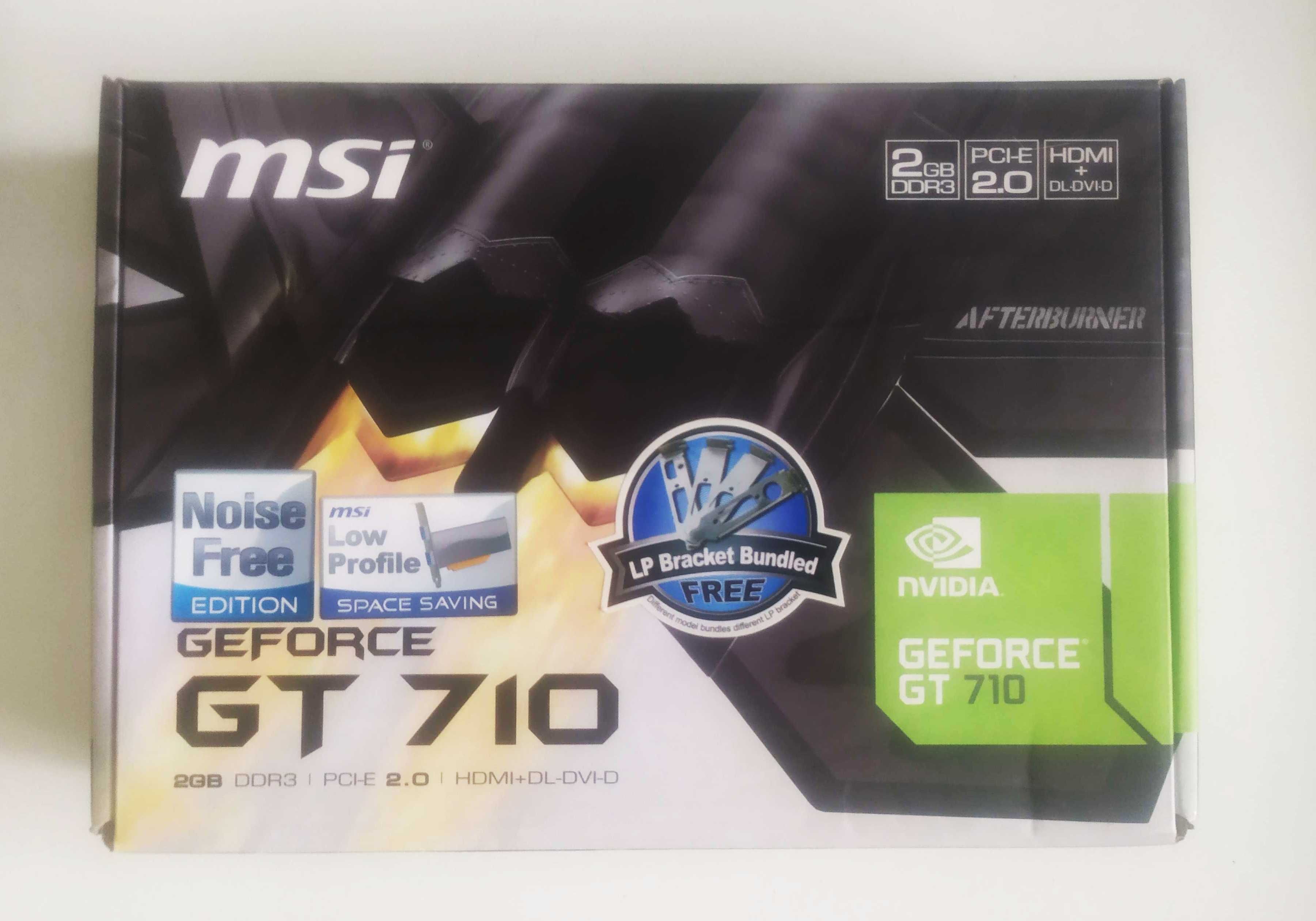 Karta Graficzna MSI GeForce GT 710 Low Profile 2GB DDR3